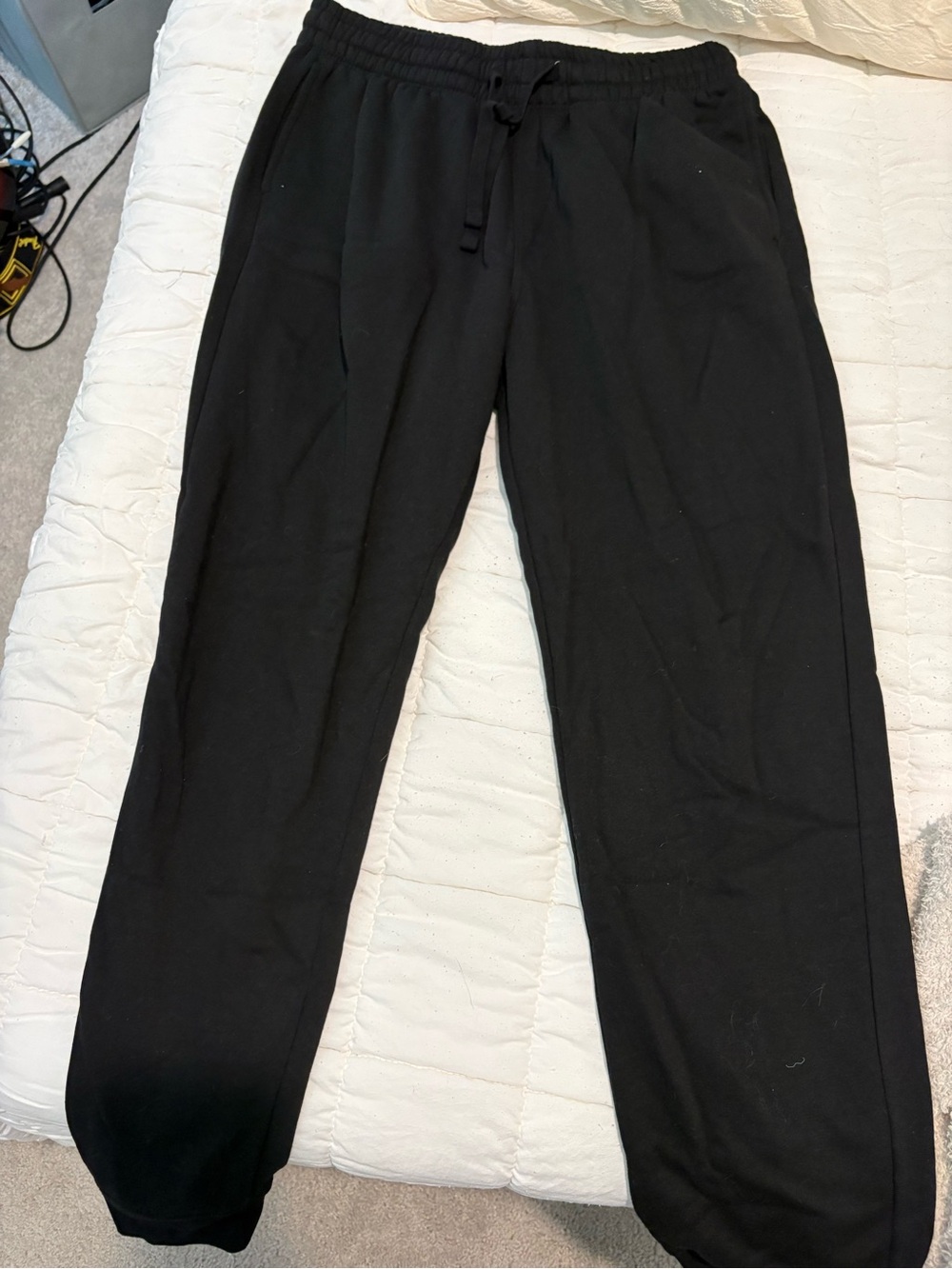 H&M Black Womenβs Drawstring Joggers